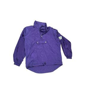 Kaelin purple Anorak pullover jacket vintage windbreaker ski 12 L